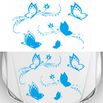 D-907 Adesivo decorativo modificato per auto con motivo a farfalle, D-907