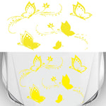 D-907 Adesivo decorativo modificato per auto con motivo a farfalle, D-907