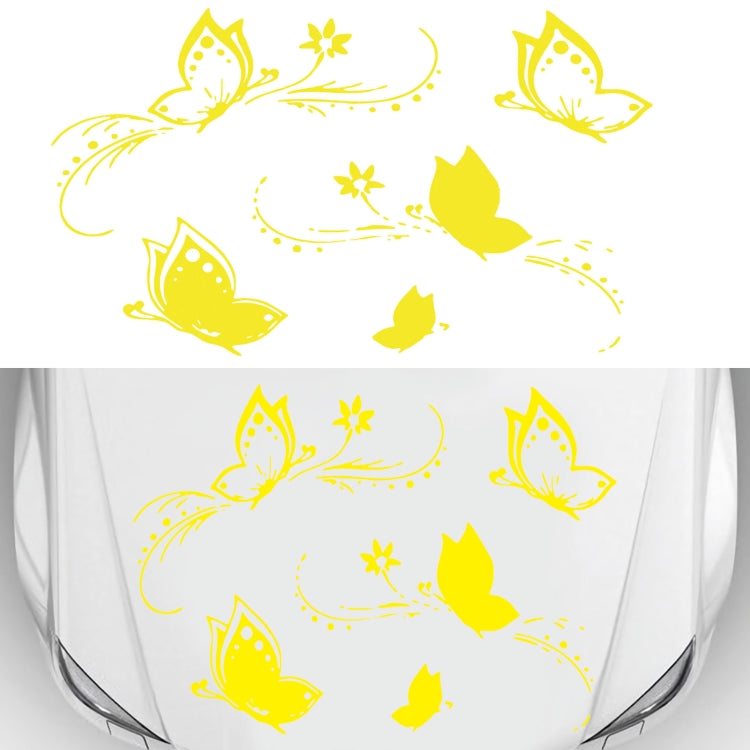 D-907 Adesivo decorativo modificato per auto con motivo a farfalle, D-907