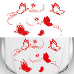 D-907 Adesivo decorativo modificato per auto con motivo a farfalle, D-907
