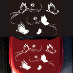 D-907 Adesivo decorativo modificato per auto con motivo a farfalle, D-907