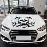 D-923 Adesivo decorativo modificato per auto con motivo a tre teschi, D-923
