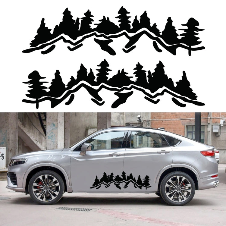 2 PCS/Set D-924 Mountain Woods Pattern Adesivo decorativo modificato per auto, D-924