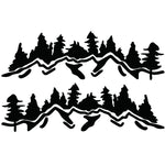 2 PCS/Set D-924 Mountain Woods Pattern Adesivo decorativo modificato per auto, D-924