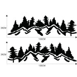 2 PCS/Set D-924 Mountain Woods Pattern Adesivo decorativo modificato per auto, D-924