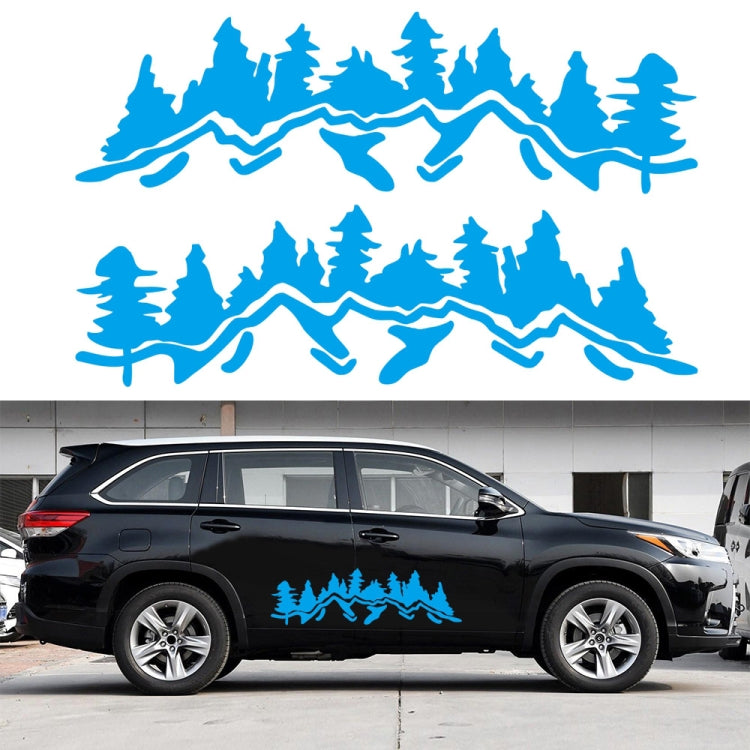 2 PCS/Set D-924 Mountain Woods Pattern Adesivo decorativo modificato per auto, D-924