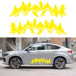 2 PCS/Set D-924 Mountain Woods Pattern Adesivo decorativo modificato per auto, D-924