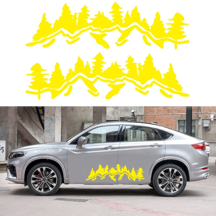 2 PCS/Set D-924 Mountain Woods Pattern Adesivo decorativo modificato per auto, D-924