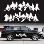 2 PCS/Set D-924 Mountain Woods Pattern Adesivo decorativo modificato per auto, D-924