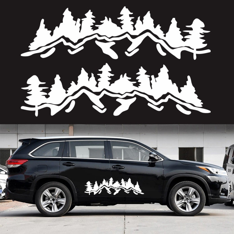 2 PCS/Set D-924 Mountain Woods Pattern Adesivo decorativo modificato per auto, D-924