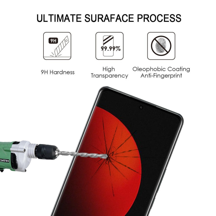 Pellicola in vetro temperato a schermo intero con bordo curvo, For Xiaomi 12S Ultra (1 PC)