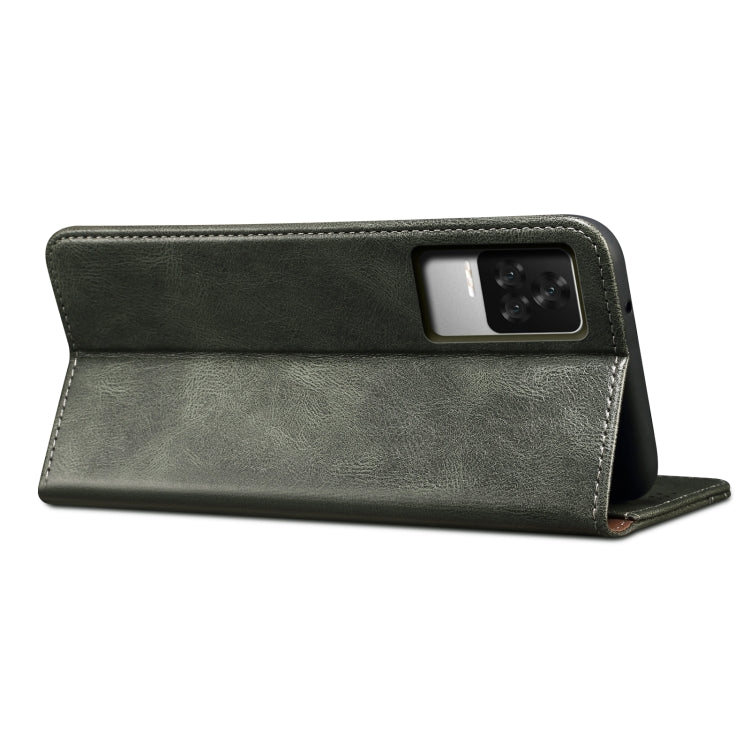 UItra Custodia per telefono in pelle con texture Crazy Horse in cera semplice, For Xiaomi Redmi K40S, For Xiaomi Redmi K50 / K50 Pro, For OPPO Realme 9i / A76 / A36
