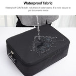Borsa porta documenti impermeabile con slot carte 37x29x4cm