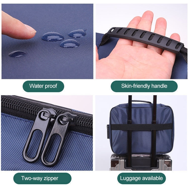 Borsa porta documenti impermeabile con slot carte 37x29x4cm