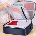 Borsa porta documenti impermeabile con slot carte 37x29x4cm