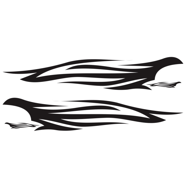 2 PCS/Set D-926 Fire Totem Pattern Adesivo decorativo modificato per auto, D-926