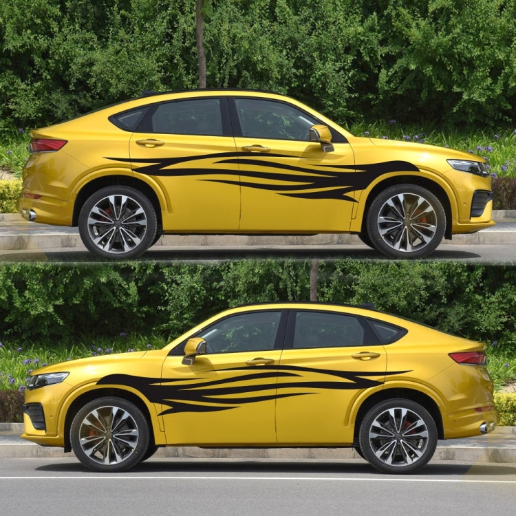 2 PCS/Set D-926 Fire Totem Pattern Adesivo decorativo modificato per auto, D-926
