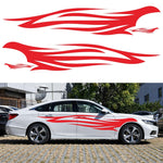 2 PCS/Set D-926 Fire Totem Pattern Adesivo decorativo modificato per auto, D-926