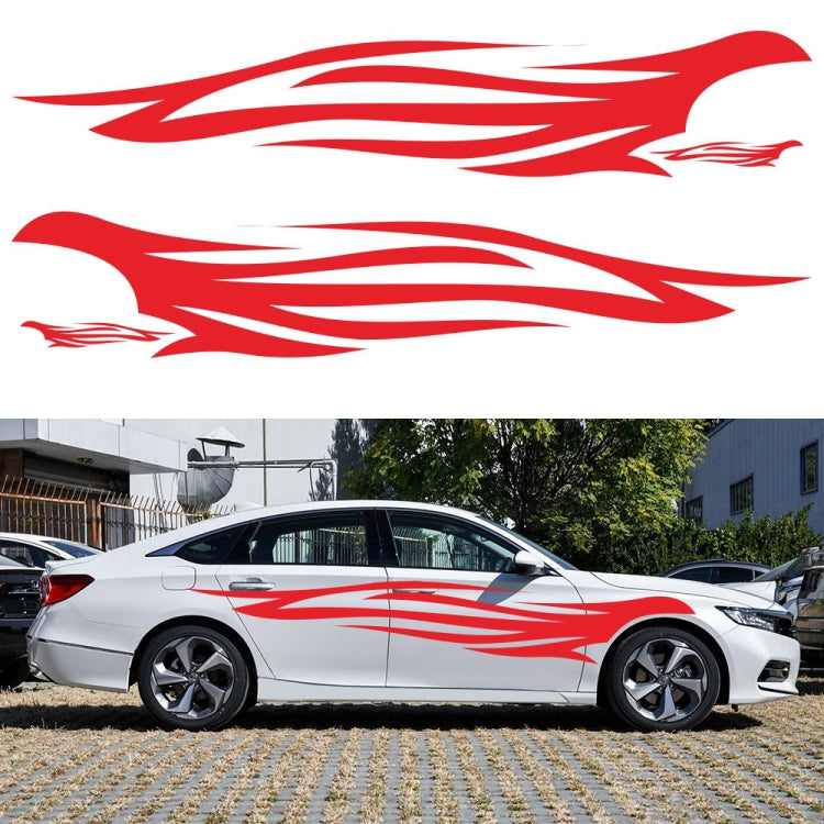2 PCS/Set D-926 Fire Totem Pattern Adesivo decorativo modificato per auto, D-926
