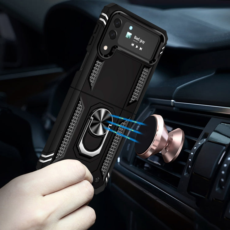 Custodia per telefono antiurto in TPU + PC con supporto, For Samsung Galaxy Z Flip4