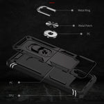 Custodia per telefono antiurto in TPU + PC con supporto, For Samsung Galaxy Z Flip4