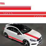 Adesivo decorativo modificato per auto con motivo a linee D-930, D-930