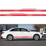 2 PCS/Set D-932 Adesivo decorativo modificato per auto con motivo a strisce, D-932