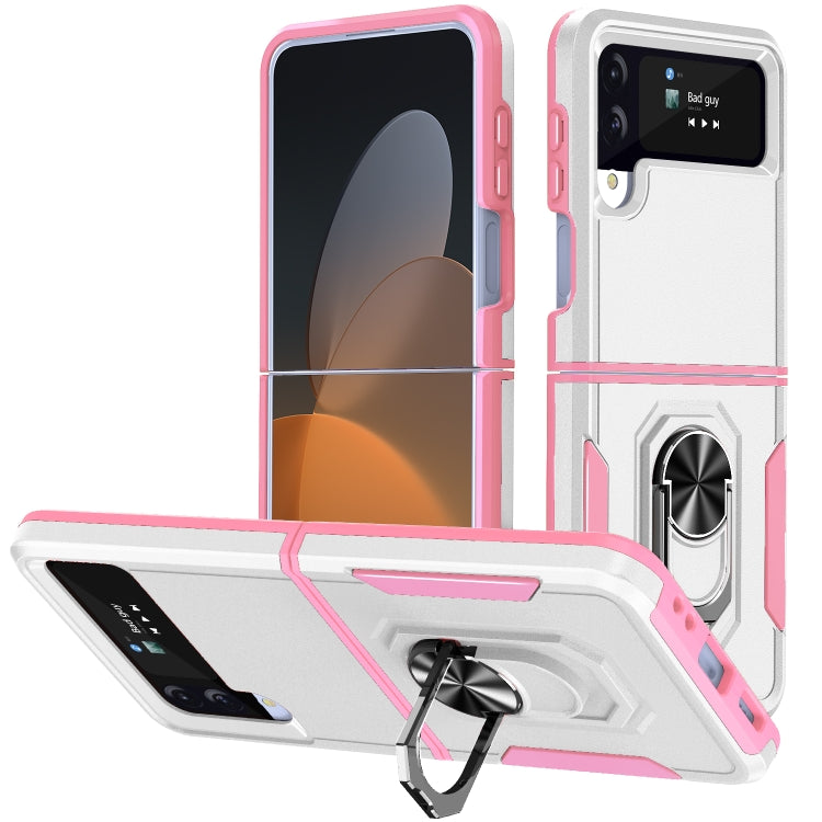 Custodia per telefono Pioneer Armor PC + TPU con supporto, For Samsung Galaxy Z Flip4