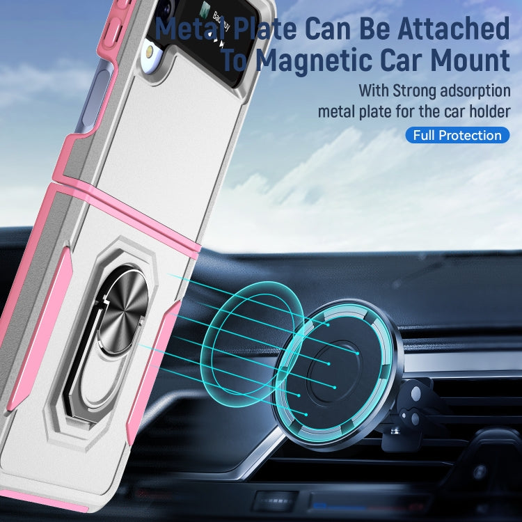 Custodia per telefono Pioneer Armor PC + TPU con supporto, For Samsung Galaxy Z Flip4