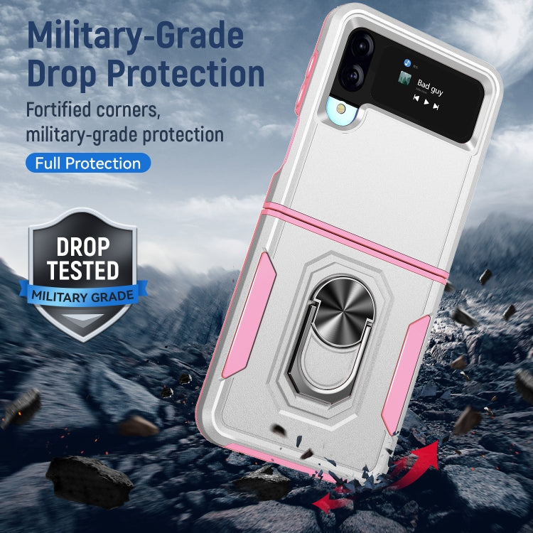 Custodia per telefono Pioneer Armor PC + TPU con supporto, For Samsung Galaxy Z Flip4