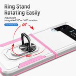 Custodia per telefono Pioneer Armor PC + TPU con supporto, For Samsung Galaxy Z Flip4