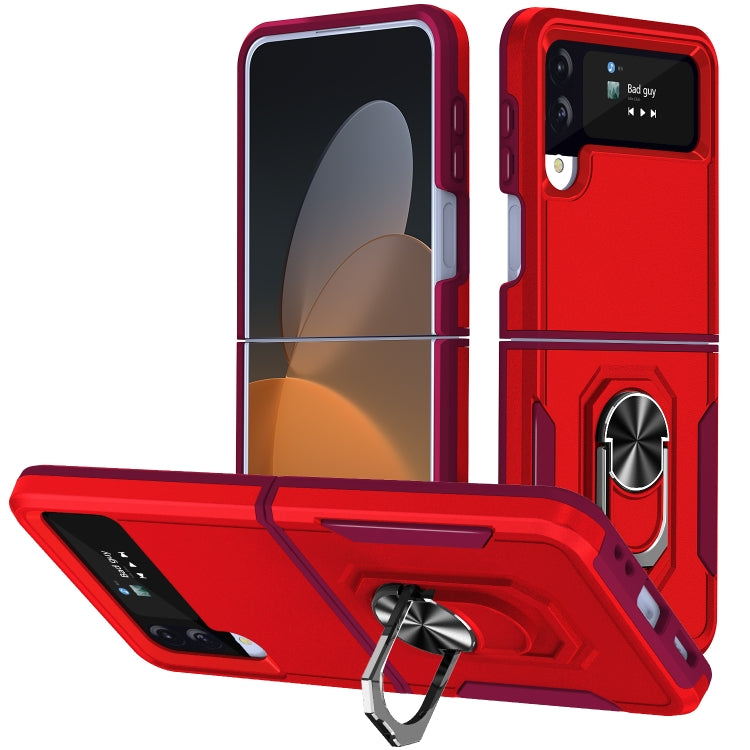 Custodia per telefono Pioneer Armor PC + TPU con supporto, For Samsung Galaxy Z Flip4
