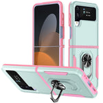 Custodia per telefono Pioneer Armor PC + TPU con supporto, For Samsung Galaxy Z Flip4