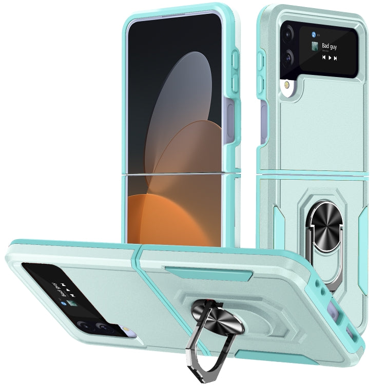 Custodia per telefono Pioneer Armor PC + TPU con supporto, For Samsung Galaxy Z Flip4