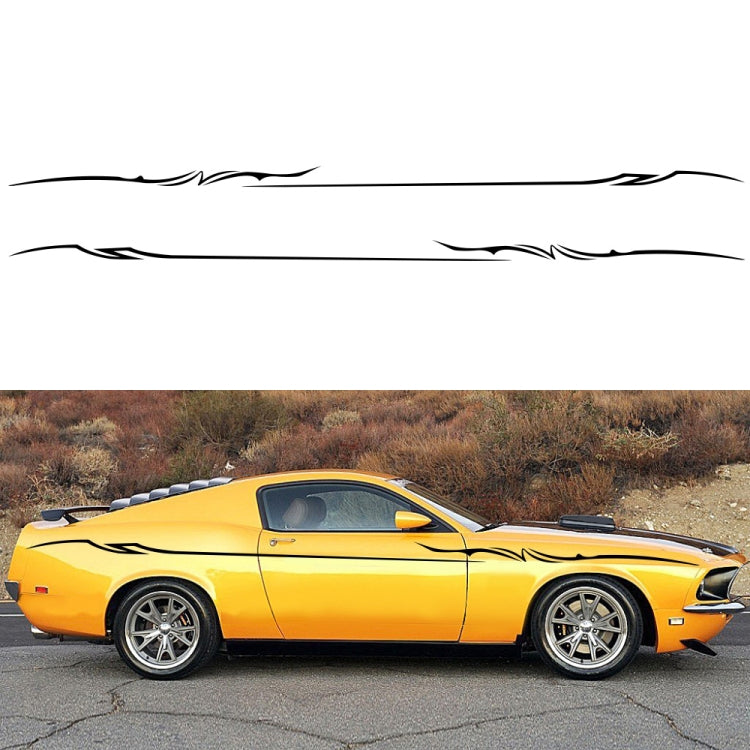 2 PCS/Set D-933 Adesivo decorativo modificato per auto con motivo a fulmini, D-933
