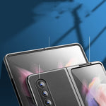 Custodia per telefono in pelle placcata, For Samsung Galaxy Z Fold4