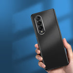 Custodia per telefono in pelle placcata, For Samsung Galaxy Z Fold4