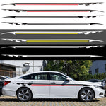 2 PCS/Set D-934 Adesivo decorativo modificato per auto modello girovita