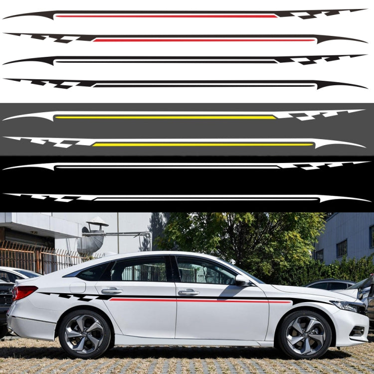 2 PCS/Set D-934 Adesivo decorativo modificato per auto modello girovita