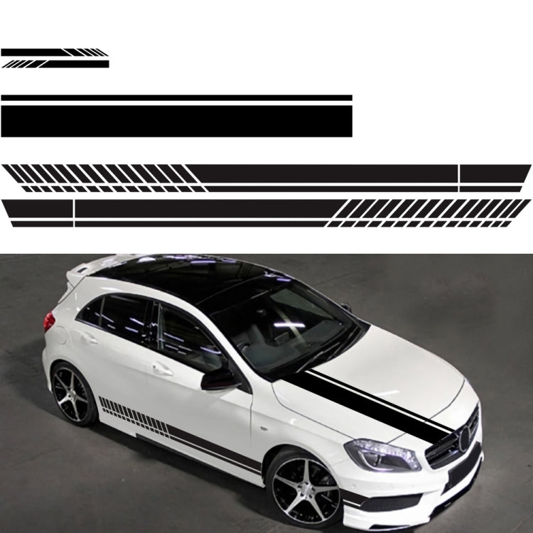 D-936 Adesivo decorativo modificato per auto con motivo a strisce, D-936