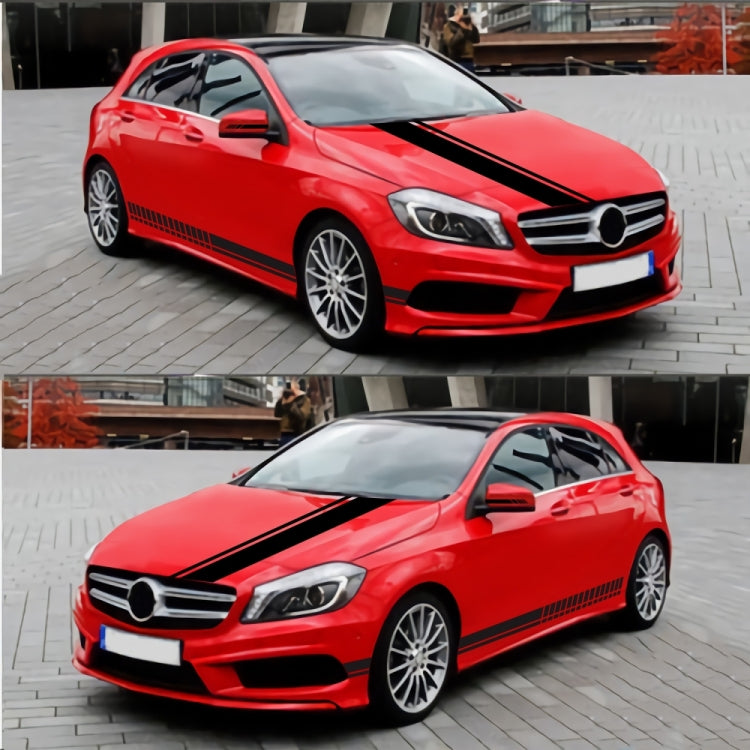 D-936 Adesivo decorativo modificato per auto con motivo a strisce, D-936