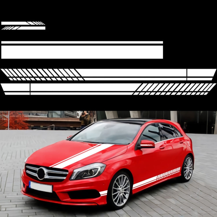 D-936 Adesivo decorativo modificato per auto con motivo a strisce, D-936