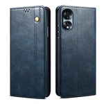 Custodia per telefono in pelle con trama di cavallo pazzo in cera d'olio, For Honor 70, For Honor 70 Pro / 70 Pro+