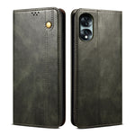 Custodia per telefono in pelle con trama di cavallo pazzo in cera d'olio, For Honor 70, For Honor 70 Pro / 70 Pro+