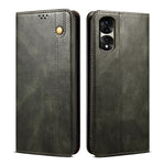 Custodia per telefono in pelle con trama di cavallo pazzo in cera d'olio, For Honor 70, For Honor 70 Pro / 70 Pro+