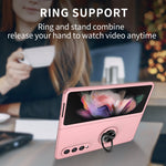 Cassa del telefono del supporto dell'anello dell'armatura, For Samsung Galaxy Z Fold4