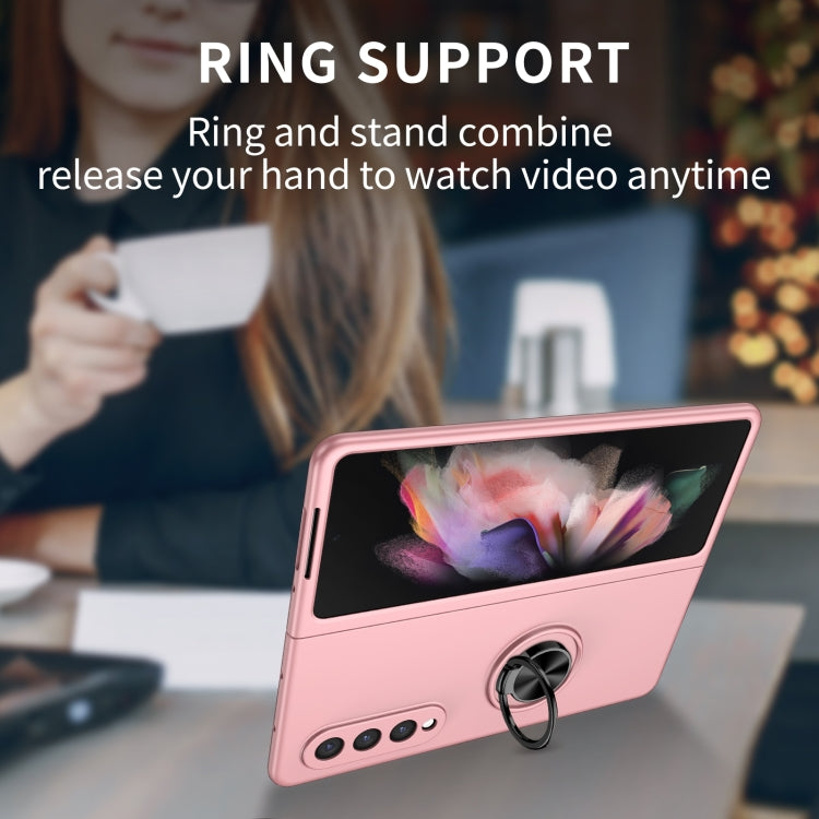 Cassa del telefono del supporto dell'anello dell'armatura, For Samsung Galaxy Z Fold4