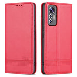 Custodia per telefono in pelle con texture di vitello magnetica AZNS, For Xiaomi 12 Lite, For Xiaomi Redmi Note 11T Pro / Poco X4 GT