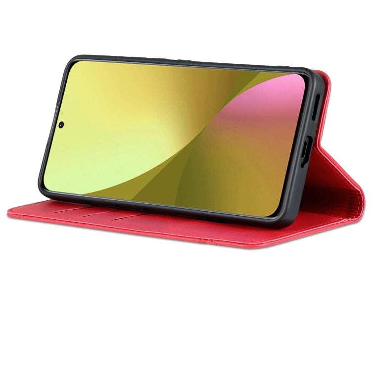 Custodia per telefono in pelle con texture di vitello magnetica AZNS, For Xiaomi 12 Lite, For Xiaomi Redmi Note 11T Pro / Poco X4 GT