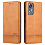 Custodia per telefono in pelle con texture di vitello magnetica AZNS, For Xiaomi 12 Lite, For Xiaomi Redmi Note 11T Pro / Poco X4 GT